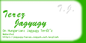 terez jagyugy business card